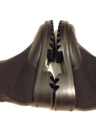 TAMARA MELLON UNDERGROUND ZIP LUG SOLE COMBAT BOOTS IN BLACK SIZE 36 - Bild 12 von 16