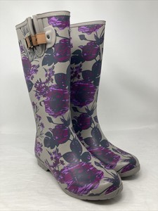 chooka floral rain boots