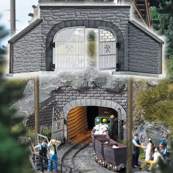 BUSCH 1471 HO Scale 1:87 Mine Entrance Kit - Image 3 of 4