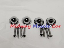Bucket Seat Back Side Hinge Trim Hardware Caps 62-65 Chevy Chevelle Pontiac Gto Bucket Seat Back Side Hinge Trim Hardware Caps 62-65 Chevy Chevelle Pontiac Gto