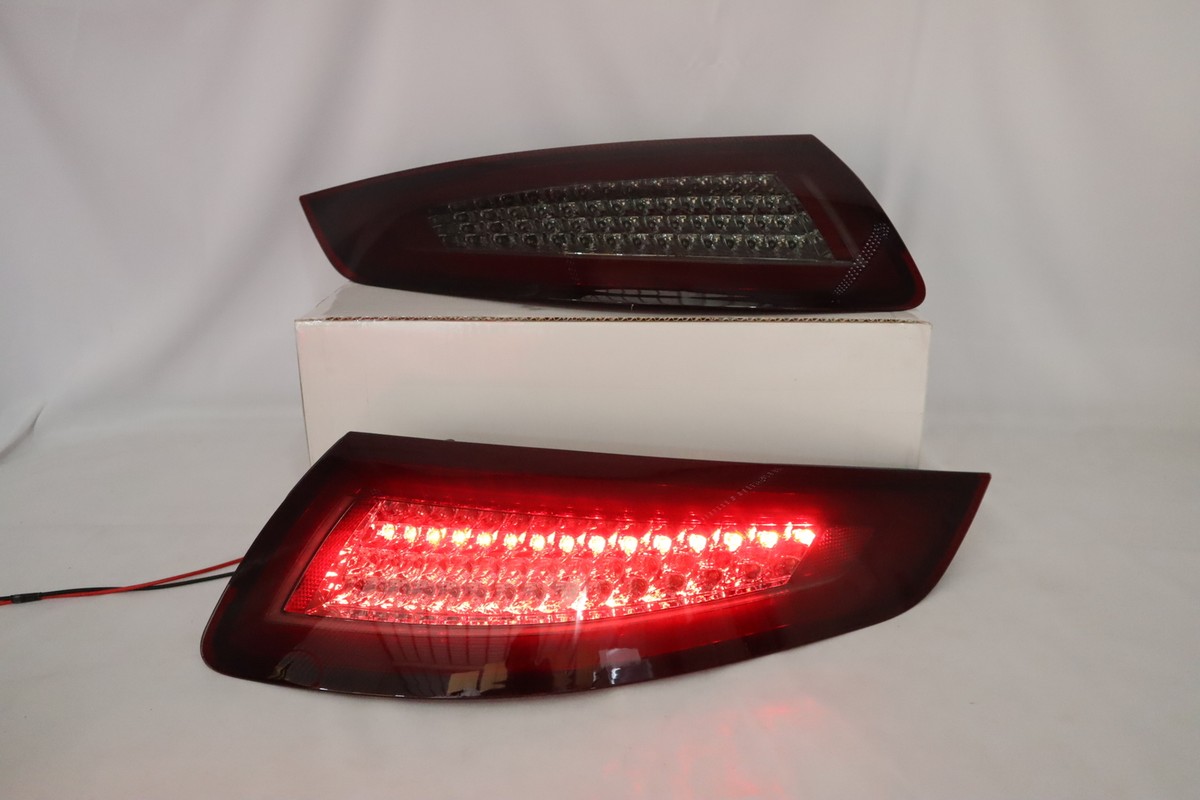 New red / Smoke LED light Sequential tail lights for PORSCHE