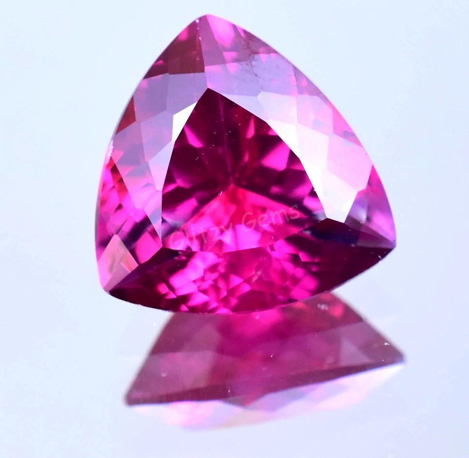 Granate rodolita natural impecable 17,10 quilates rosa frambuesa gema suelta certificada Foto 3 de 4