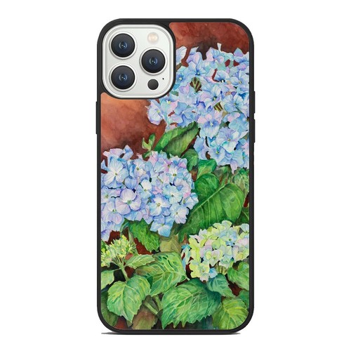 Plastic TPU Cover For iPhone SE XS XR Max 5 6 7 8 Plus Nantucket Hydrangeas blue - Picture 3 of 25