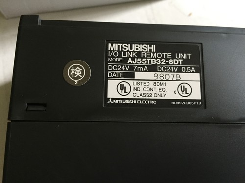 NUEVO MITSUBISHI AJ55TB32-8DT, UNIDAD REMOTA DE ENLACE DE I/O, 4 DCSINK EN 4 DCSINK O,SE - Imagen 2 de 5