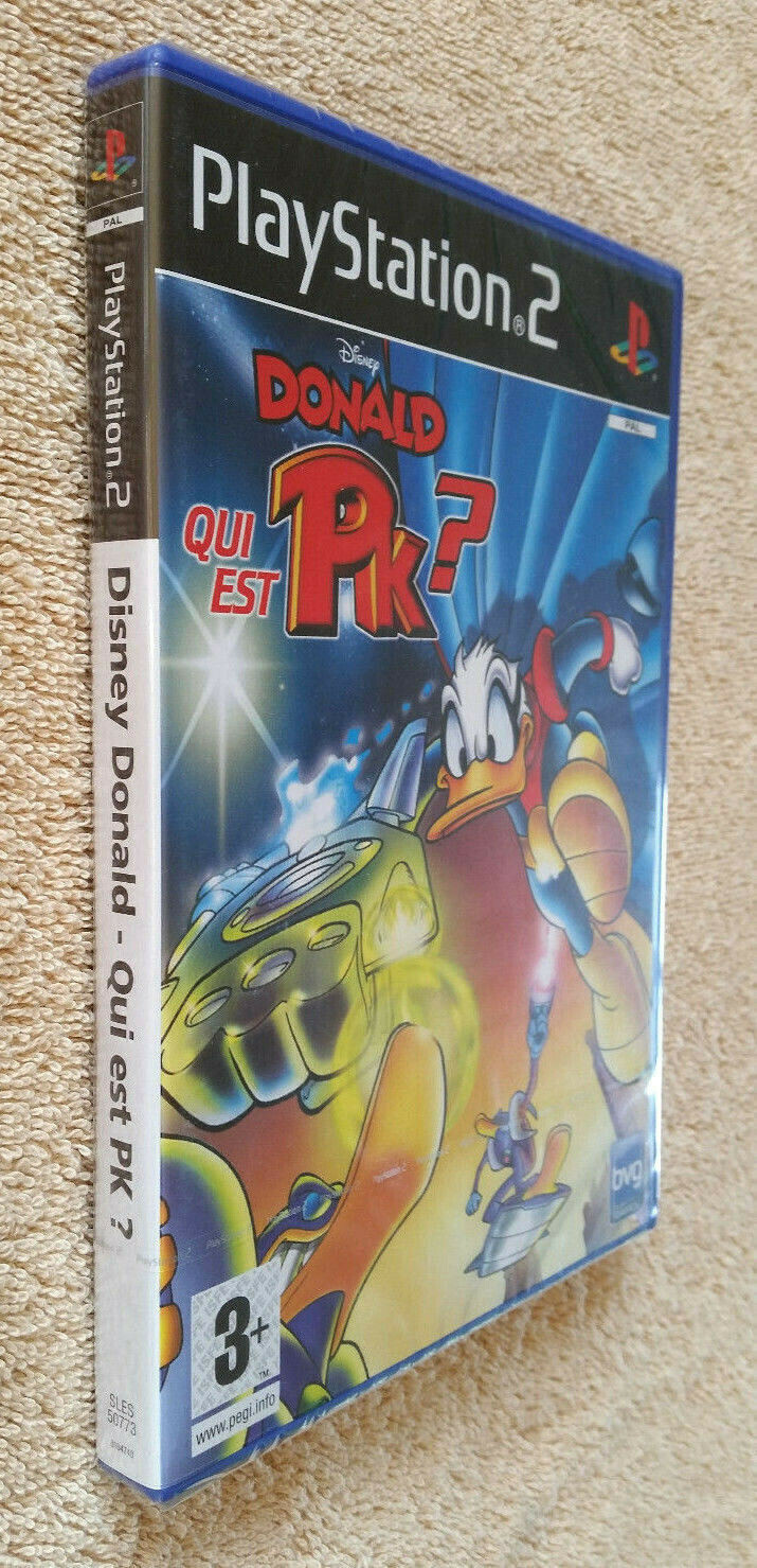 Donald Qui Est Pk ?  PS2 Pal Full Fr / neuf blister . sans defaut
