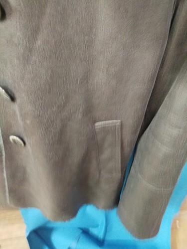 Coldwater Creek Jacket New $229 Dark Grey faux fur lined button up med 10-12 - Picture 18 of 20