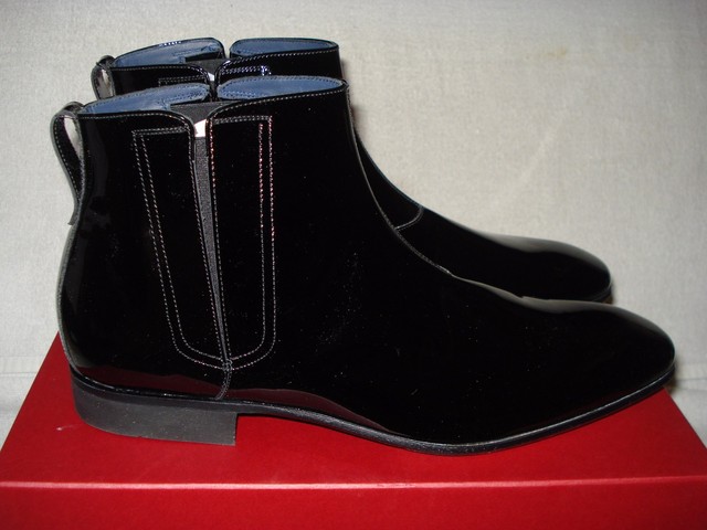 tuxedo with chelsea boots