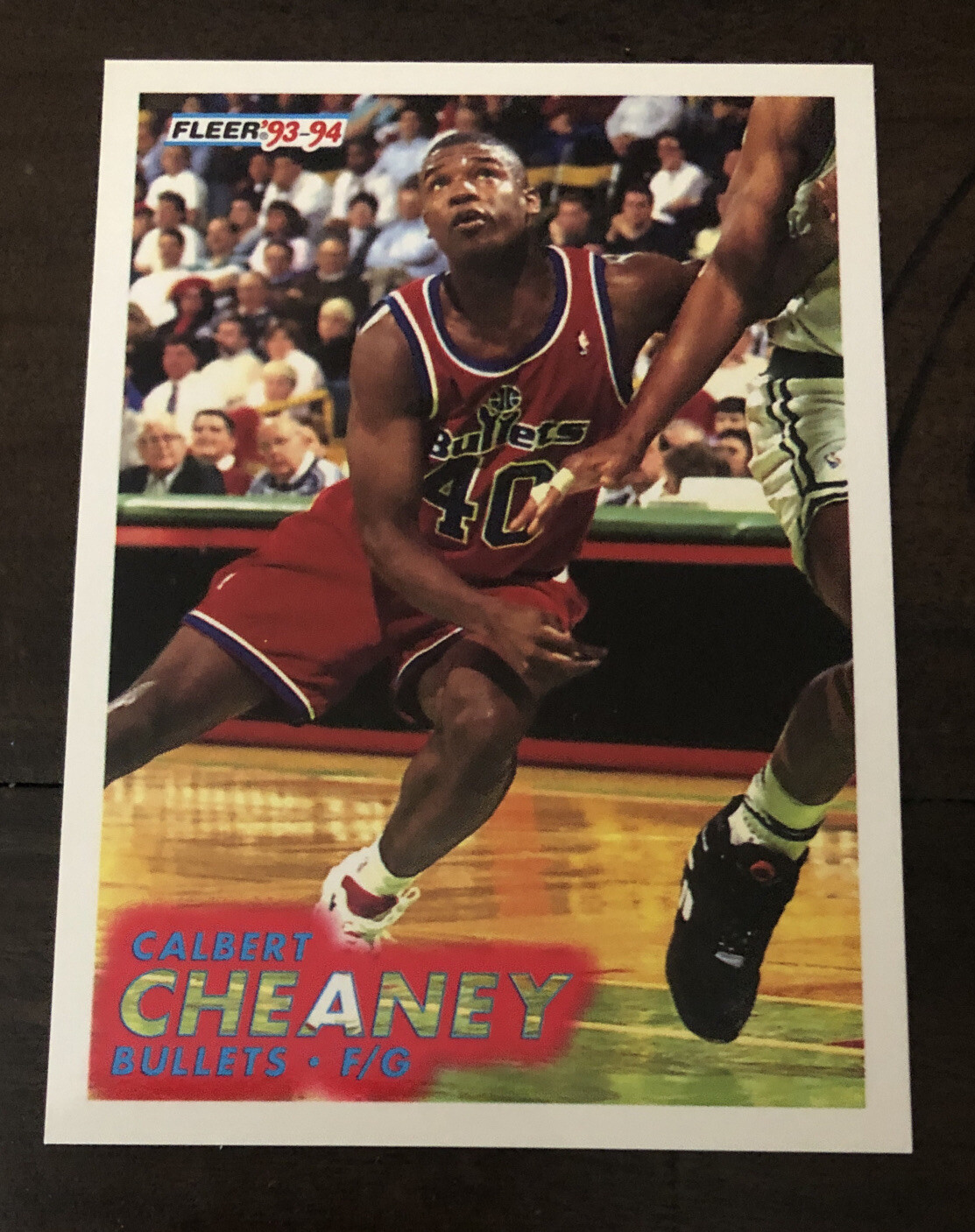 Calbert Cheaney 1993-94 Fleer Bullets #393   *A298*