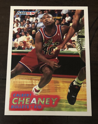 Calbert Cheaney 1993-94 Fleer Bullets #393   *A298*