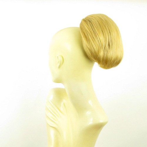 Hairpiece ponytail short blond light golden ref 2/lg26 peruk - Imagen 2 de 7