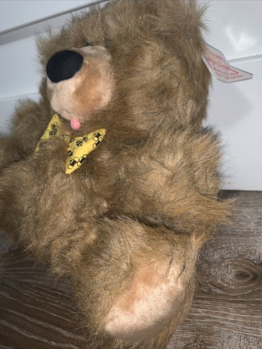 SELTEN MIT ETIKETT 11"" Dakin Teddybär Fun Farm 1986 Bienenfliege - Bild 5 von 6