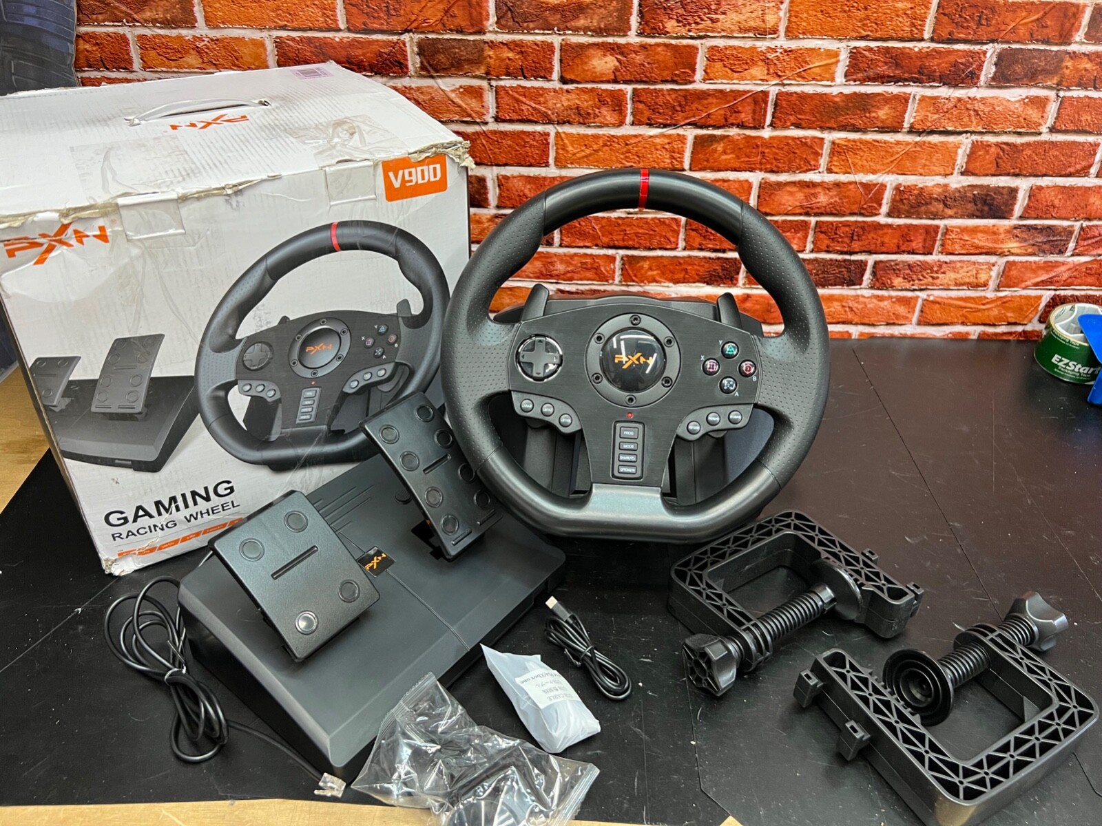 PXN V900 Racing Wheel 270°/900° Rotation for PC/Xbox/PS4/PS3/Switch Open Box eBay