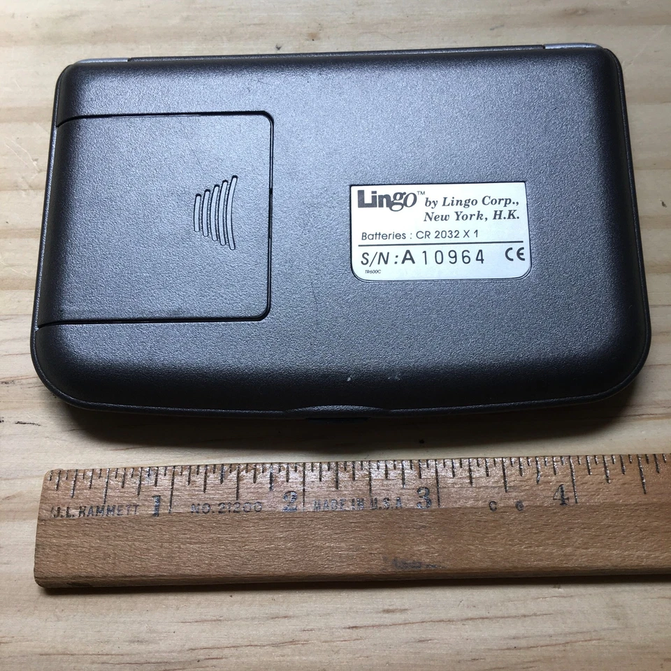 Lingo Euro 6 TR-9808 Traductor Electrónico Conversión Moneda 6 Idiomas **Leer Foto 2 de 4