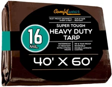 COMFITWEAR Super Heavy Duty Tarp Cover Reinforced Grommet Multi-Use Pool Cover