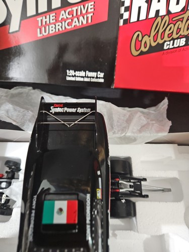 ACTION 1:24 DIECAST FUNNY CARS 1998 MUSTANG CASTROL SYNTEC TONY PEDREGON 1 /1200 - Picture 10 of 11