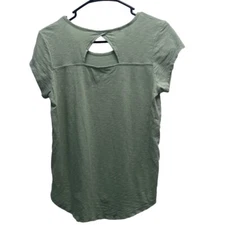 Max Studio Peekaboo Open Back Top Women's Size Medium Shirt