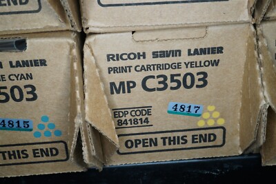 Genuine Ricoh Yellow Print Cartridge 841814 MP C3503 | eBay