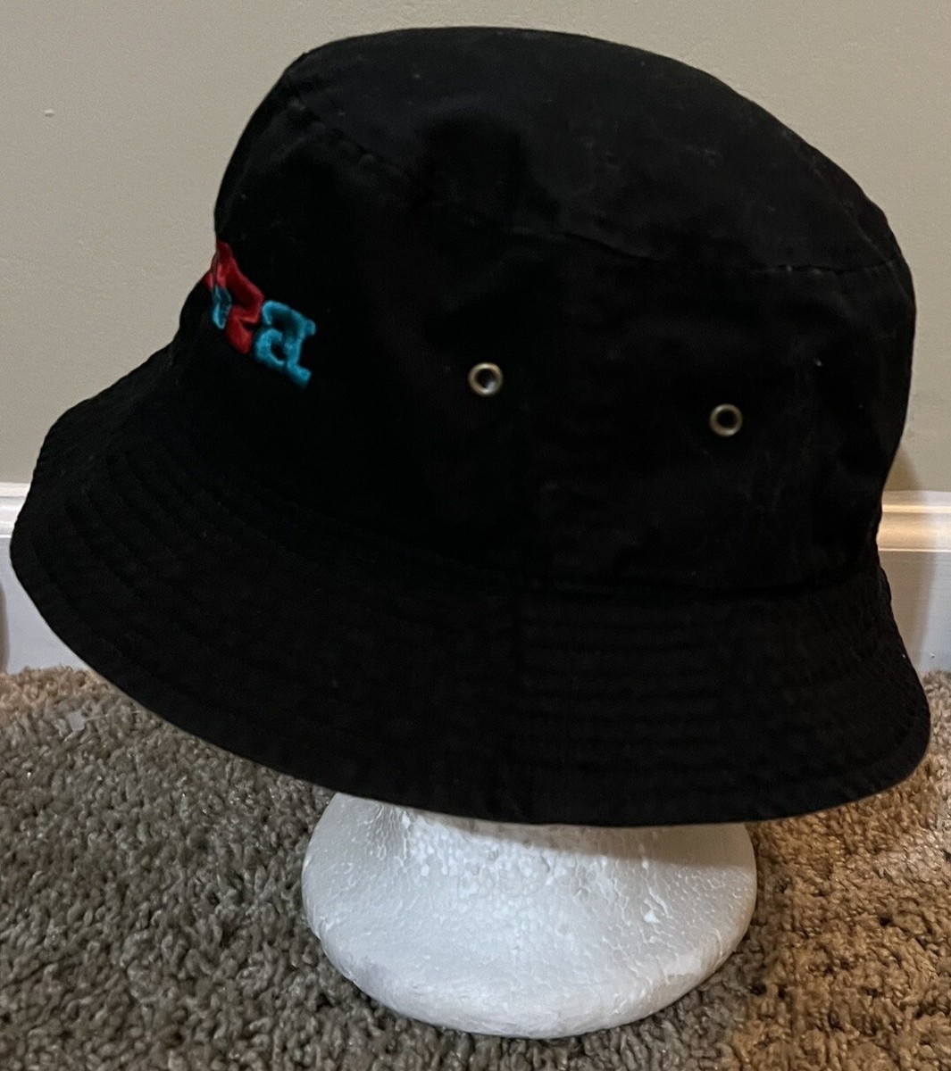 Lollapalooza Bucket Hat Stitched Adult S/M Black Small