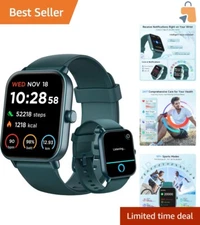 Elegant Women's Smartwatch with 1.8'' Touchscreen - 24/7 Health Tracking & Alexa