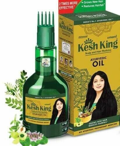 100 ml Kesh King Ayurvedic Herbal Hair Oil for Strong Hair & Loss Treatment - Picture 1 of 4