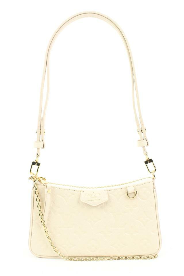 LOUIS VUITTON Empreinte Easy Pouch On Strap Cream 1224182