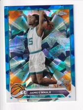 2023-24 Topps Chrome Sapphire Basketball James Nnaji Rookie RC Hornets #173