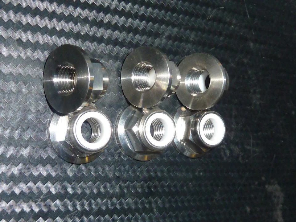 DUCATI 750SS 1991-1993 TITANIUM GRADE 5 REAR SPROCKET NUTS KIT OF 6 M10X1.25 - Image 4 of 4
