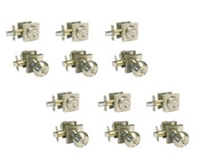 Multiple Sets of Entry Door Lock Satin Nickel All Keyed Alike 1/2/3/4/5/6 Sets
