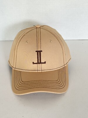 New Lucchese Bootmaker Hat Cap Stretch Fit S/M Tan Khaki