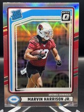 MARVIN HARRISON JR. 2024 Panini Donruss Optic SILVER PRIZM RATED ROOKIE #393 🔥