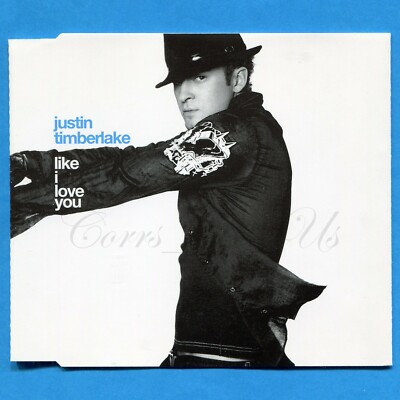 JUSTIN TIMBERLAKE Clipse PHARRELL WILLIAMS ~Like I Love You~GERMAN 4Tk CD Single