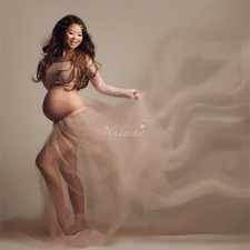 Sexy Maternity Dresses For Photo Shoot Maxi Women Pregnant Photography Props