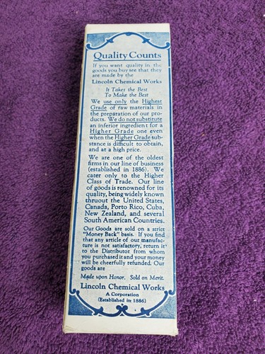 Caja de extracto de Dr. Blumer de 1920 menta 75% alcohol (vacía) - como nuevo- - Imagen 4 de 6