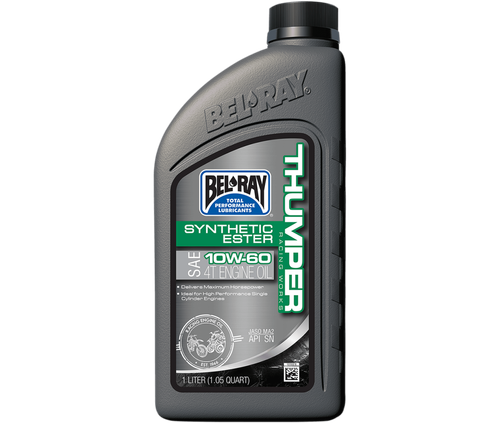 ACEITE SINTÉTICO 4 TIEMPOS 1 LITRO 10W60 THUMPER BEL RAY / 99551-B1LW PRO