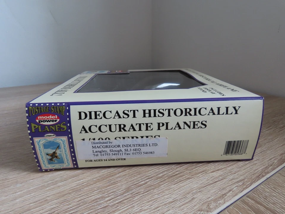 Model Power Postage Stamp Planes #5368 Avro Vulcan 1:100 Scale Diecast Model - Image 3 of 4