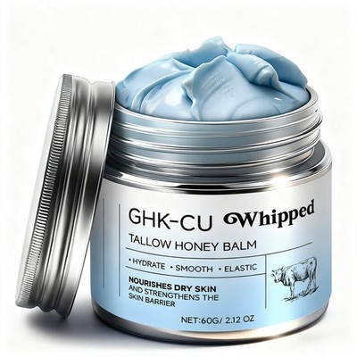 GHK-Cu Kupferpeptide Rindertalg Hautpflege - Infused 60 g (1er Pack) 