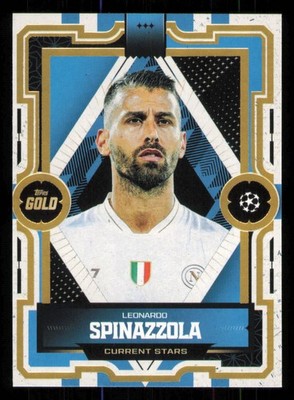 Leonardo Spinazzola Topps Gold Champions League Current Stars
