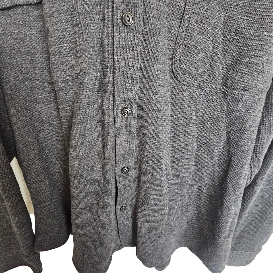 American Eagle Hombres Camisa Térmica Chaqueta Capucha Grunge Patinador Informal XXL Todos los Días Foto 3 de 4