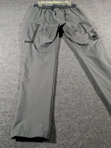 Under Armour Pants Mens Large Sport Elite Cargo Fitted HeatGear Gray Drawstring - Picture 6 of 15