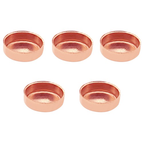 5 Pack Copper Sweat Plug End Cap Pipe Fitting for 5/8" Copper Pipe,Suit for P...