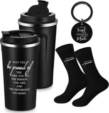 3 Sets Thank You Gift for Men Employee Appreciation Gift Set for Male Teacher Co