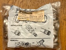 STEPLESS S/S CLAMP, 1.35 - 1.48 (37.6) bag of 100