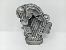 Antique Pewter Ice Cream Mold Harp #361 Schall & Co NY