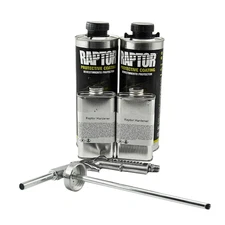 UPOL Raptor Arizona Beige Metallic Urethane SprayOn Truck Bed Coating w/Gun 2L