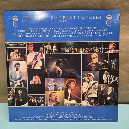 Original 1987 Various Artists "The Prince's Trust Concert" Double LP - A&M MINT!
