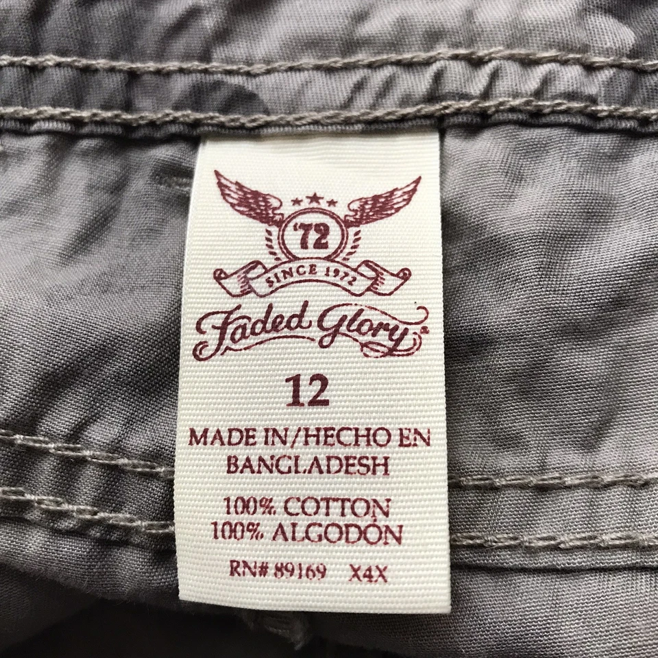 Pantalones Cortos Carga Y2K Glory Camuflados Desteñidos Para Mujer 12 Utilidad Senderismo Gorp Granola Grunge Foto 3 de 4