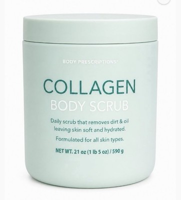 Body Prescriptions Collagen Body Scrub 21 oz Niacinamide Citrus Exfoliating