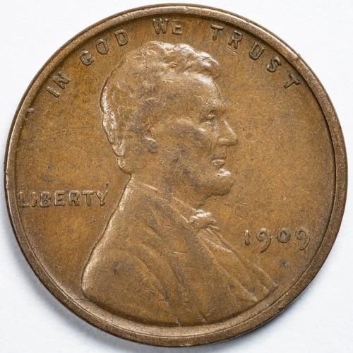 1909 VDB Lincoln Wheat Penny Extremely Fine (XF)