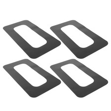 4PCS SUP Board Repair Patch PVC 9 Inch Tail Fin Slot Adapter Paddle Board Fin