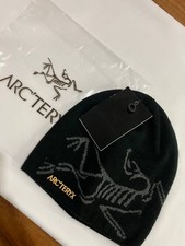 Arc  teryx Bird Head Toque Beanie Orca - Black Wool   Unisex Winter Hat - NWT
